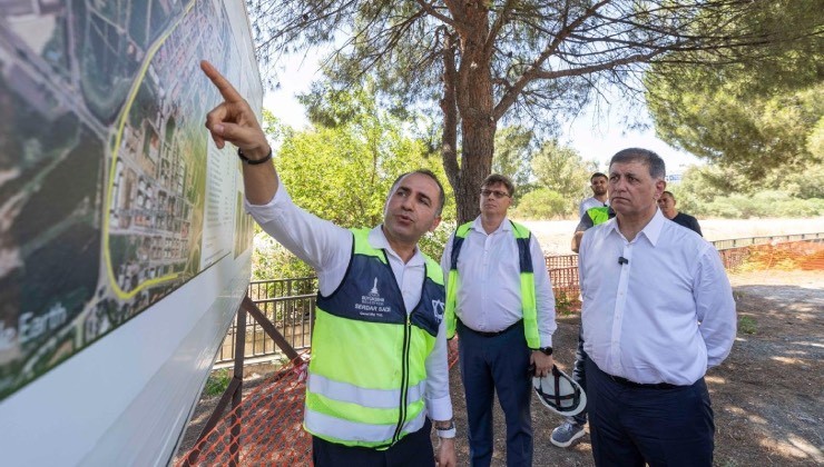 İZSU ekipleri altyapı yatırım alanını inceliyor